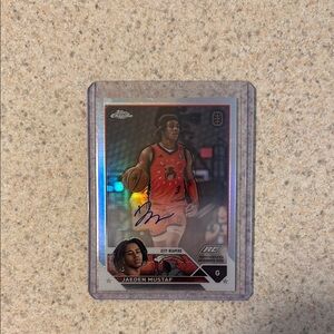 2024 Jaeden Mustaf Silver Holo Rookie Auto OTE